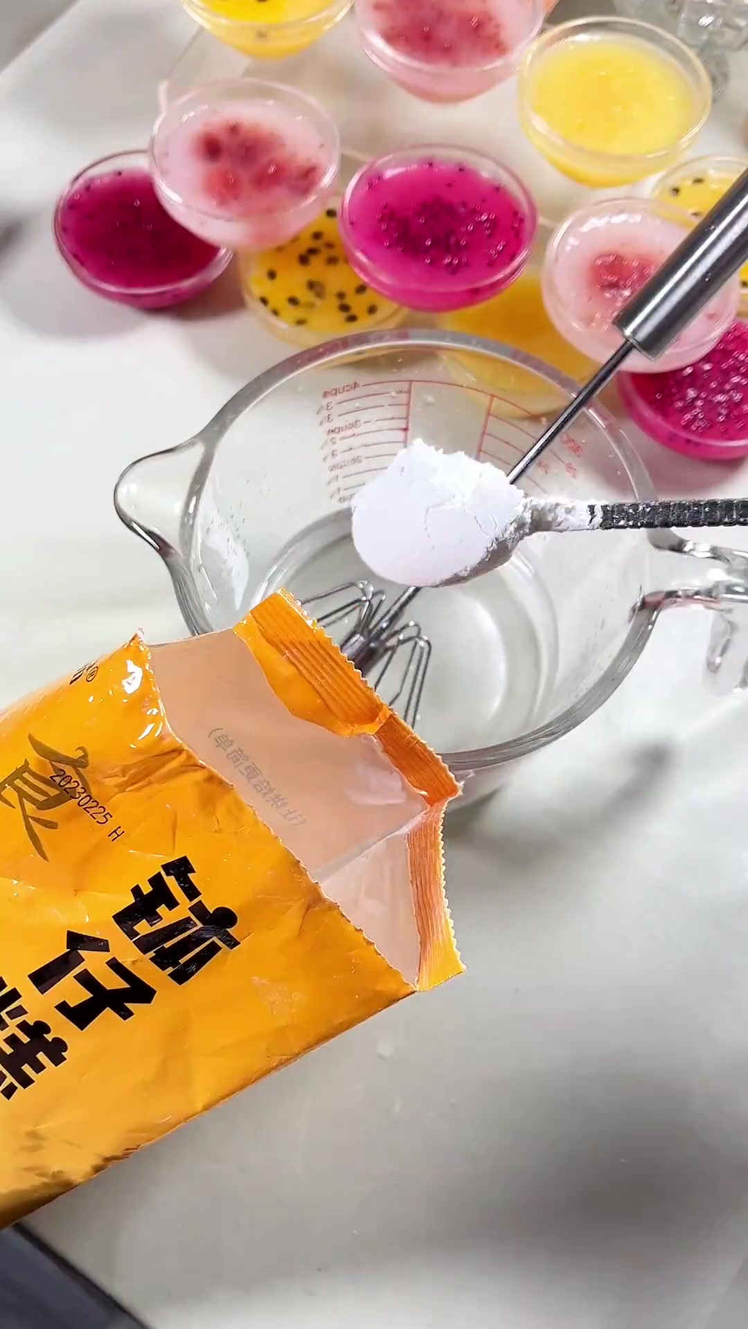 超爱蓝莓钵仔糕颜色，口感超棒，家人们快做起来！