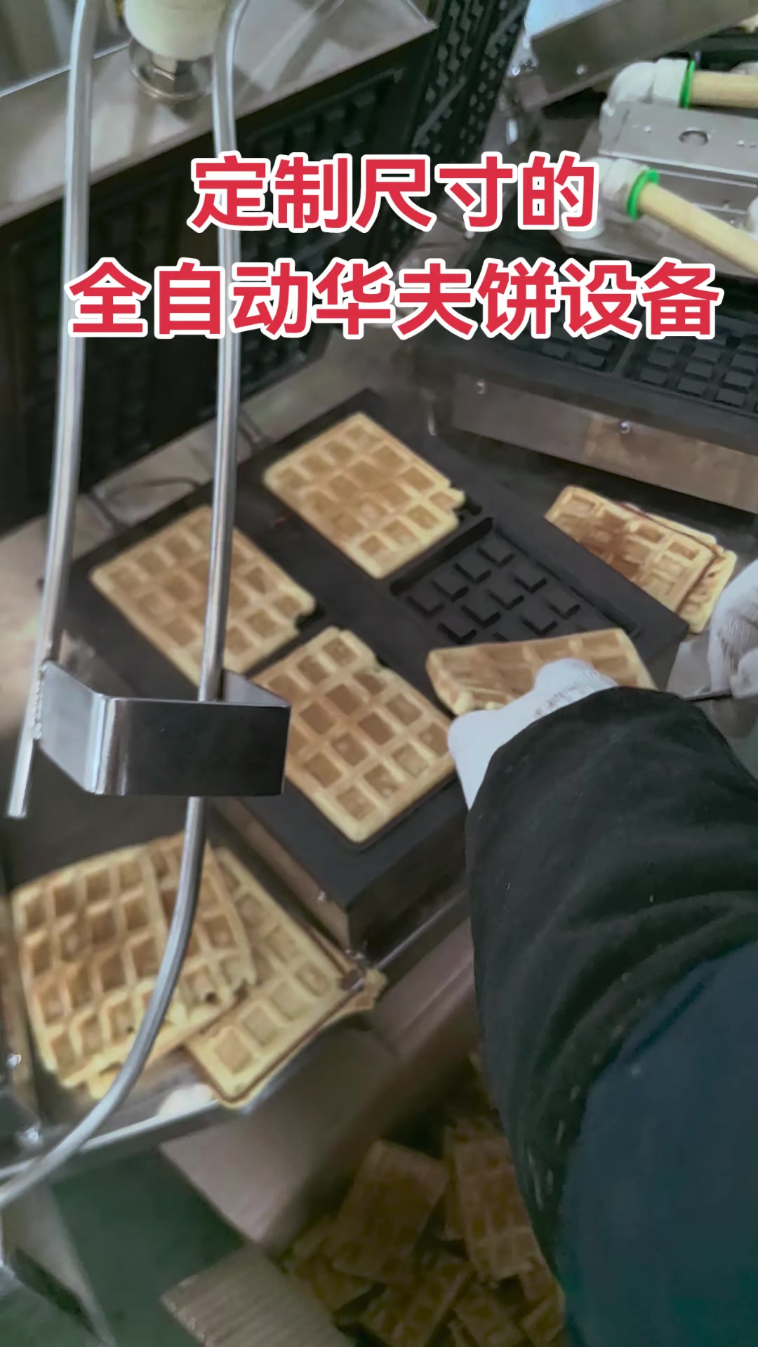 定制尺寸的全自动华夫饼设备 华夫饼 华夫饼机 华夫饼成型机
