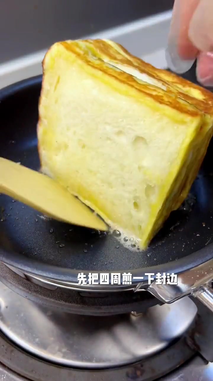 平底锅版火腿三明治,简单易做超好吃!