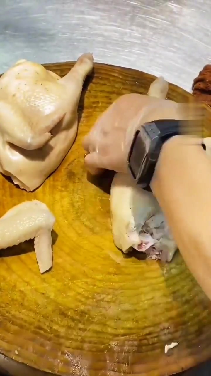 白切鸡造型～走地鸡摆盘