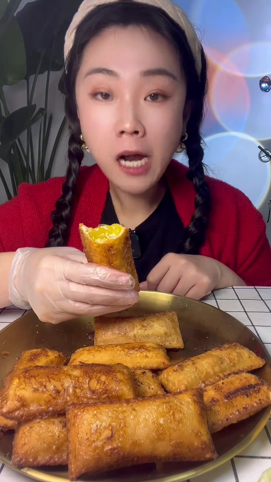 红豆派吃起来,香