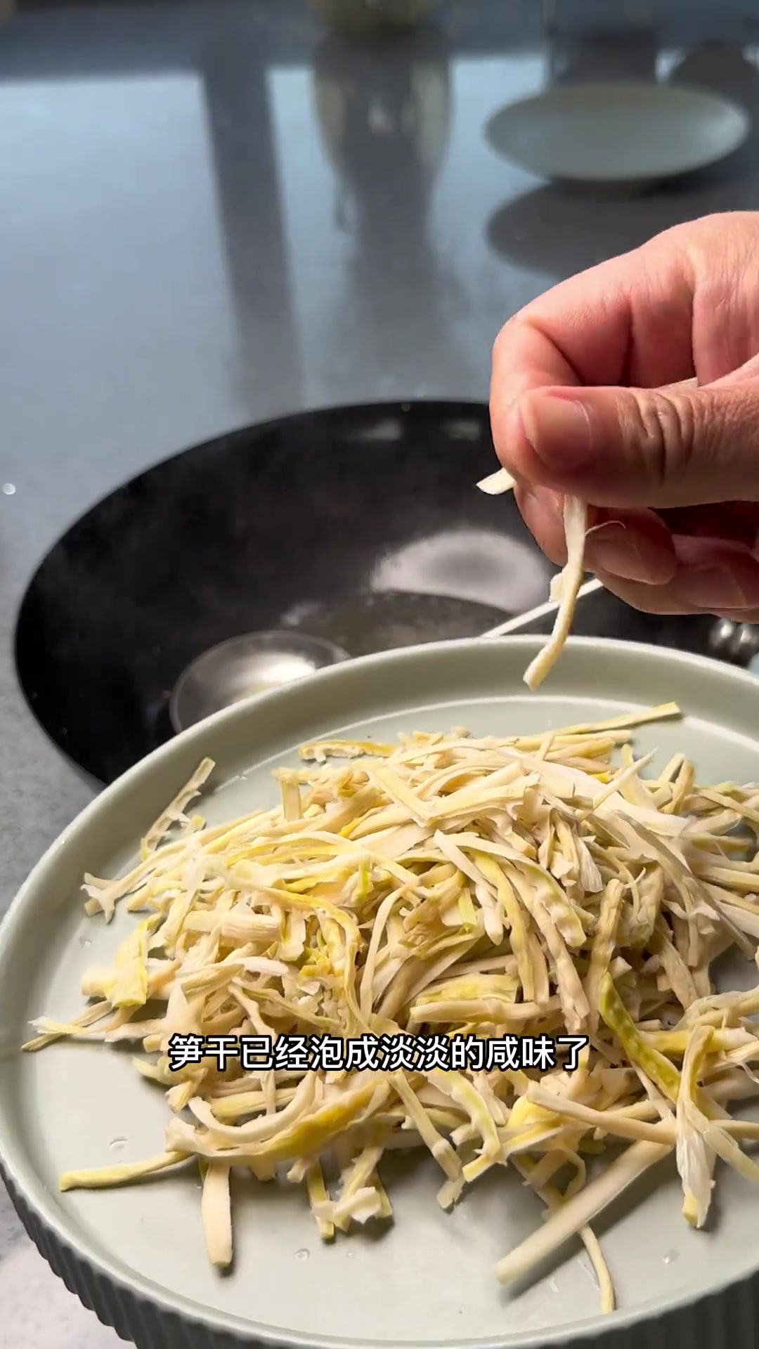 粉丝要求来几个金华火腿的菜！金华火腿丝拌笋干