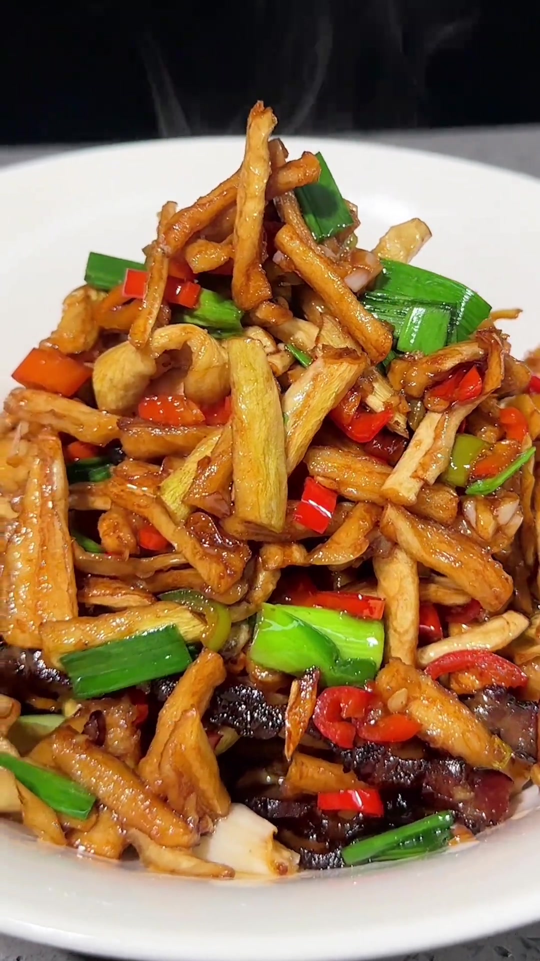 萝卜干炒腊肉,下饭太好了