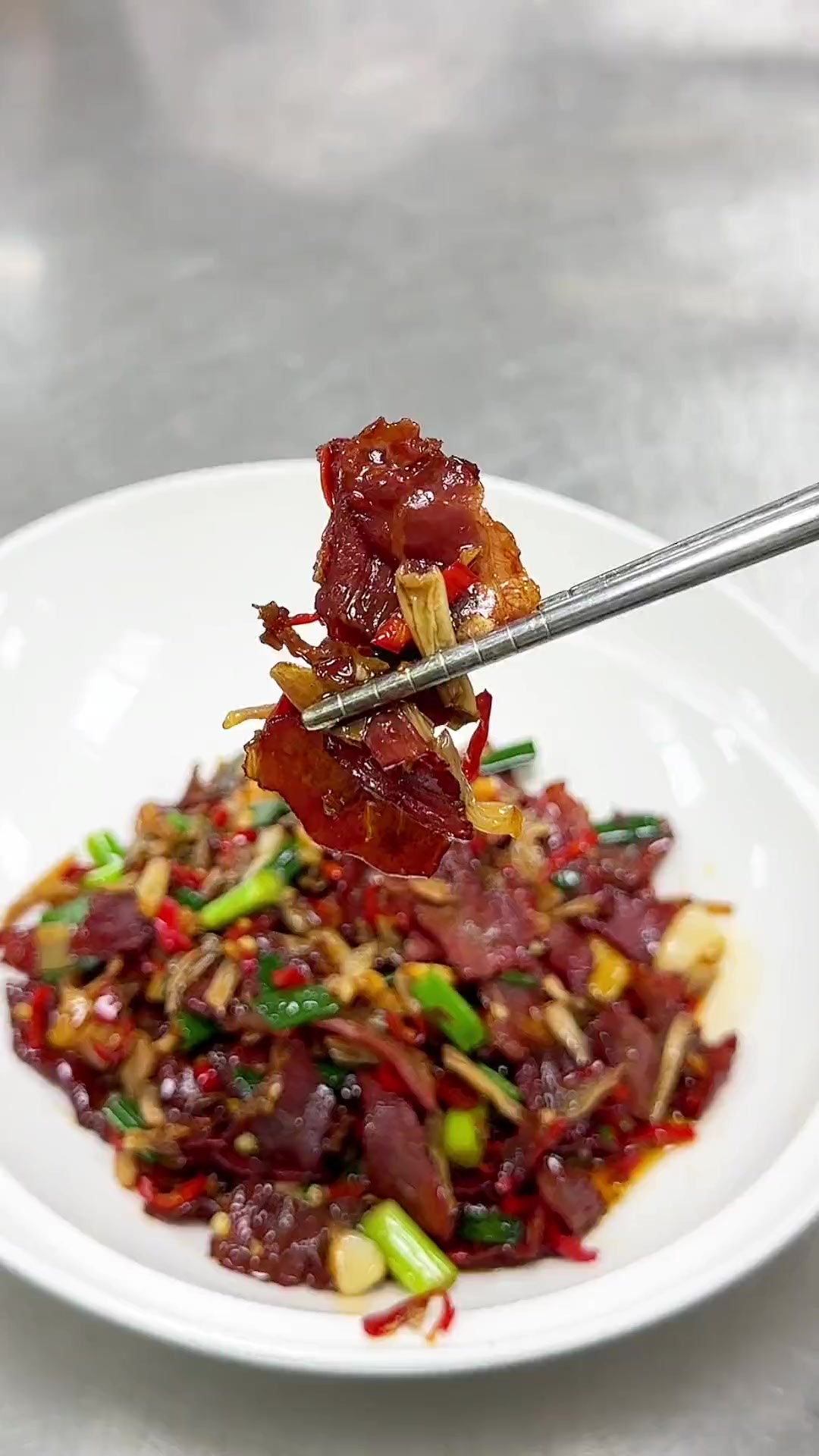 卜豆角炒腊牛肉,下饭太好了,喜欢吗