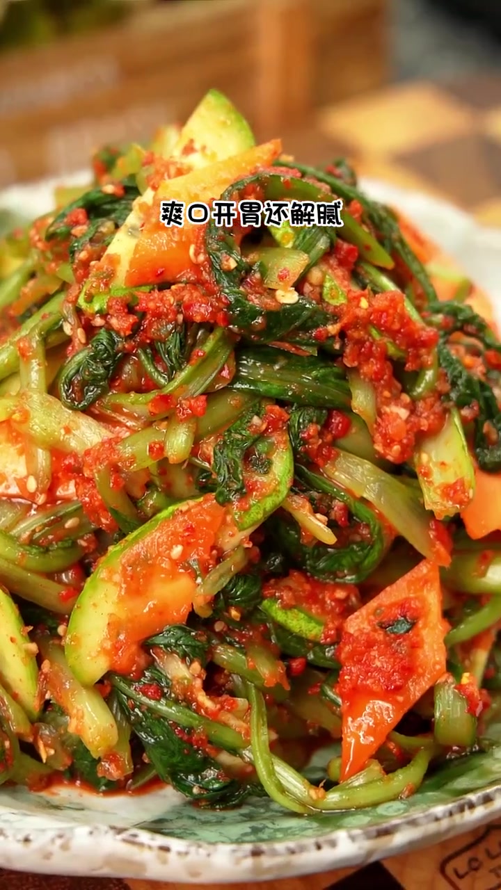 炎热夏天必吃！炒卷族小白菜泡菜，爽口解腻超赞