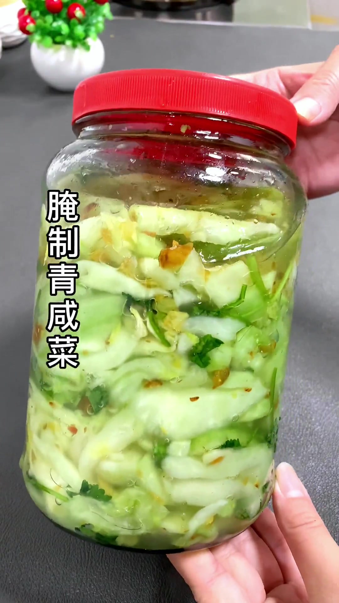 腌制青咸菜，潮汕人都喜欢吃的配粥小菜，你们是怎么腌制的呢