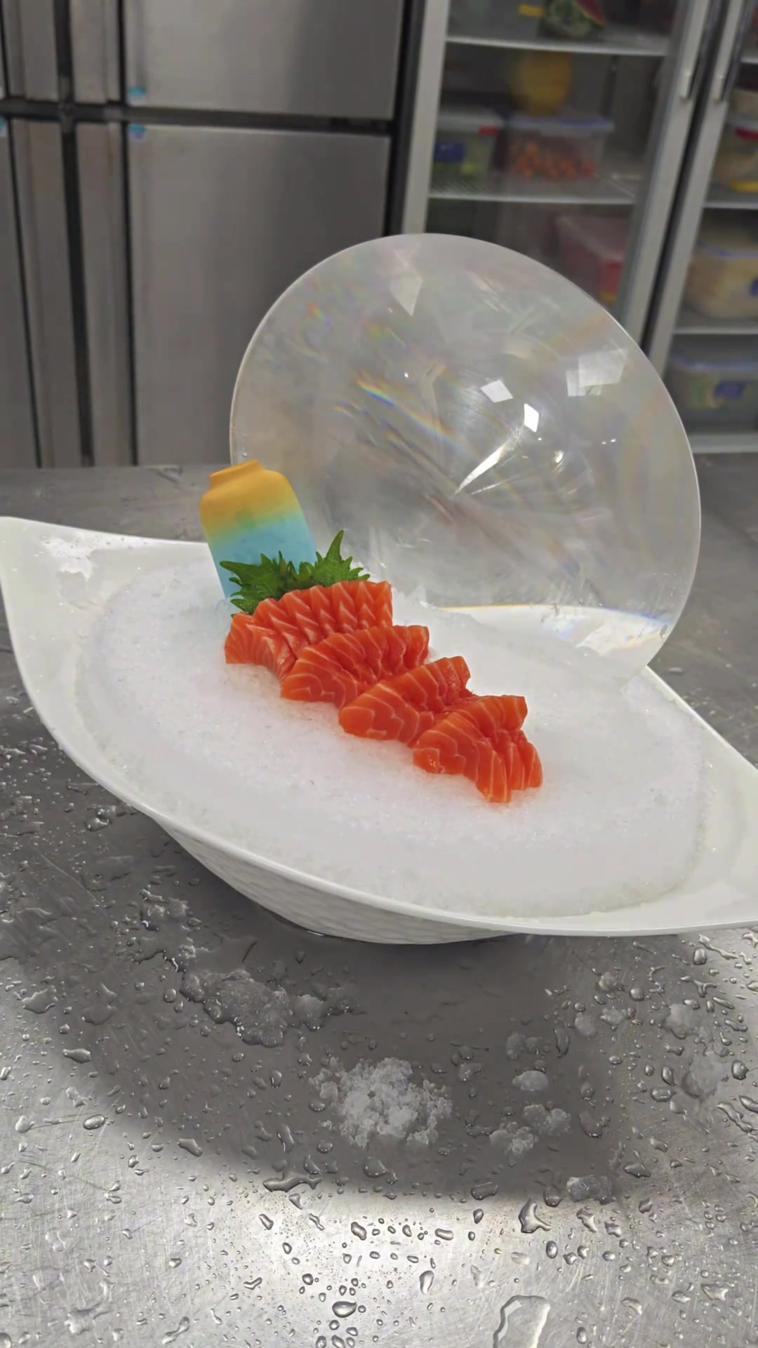 三文鱼刺身日常摆盘教程,简单易学且实用