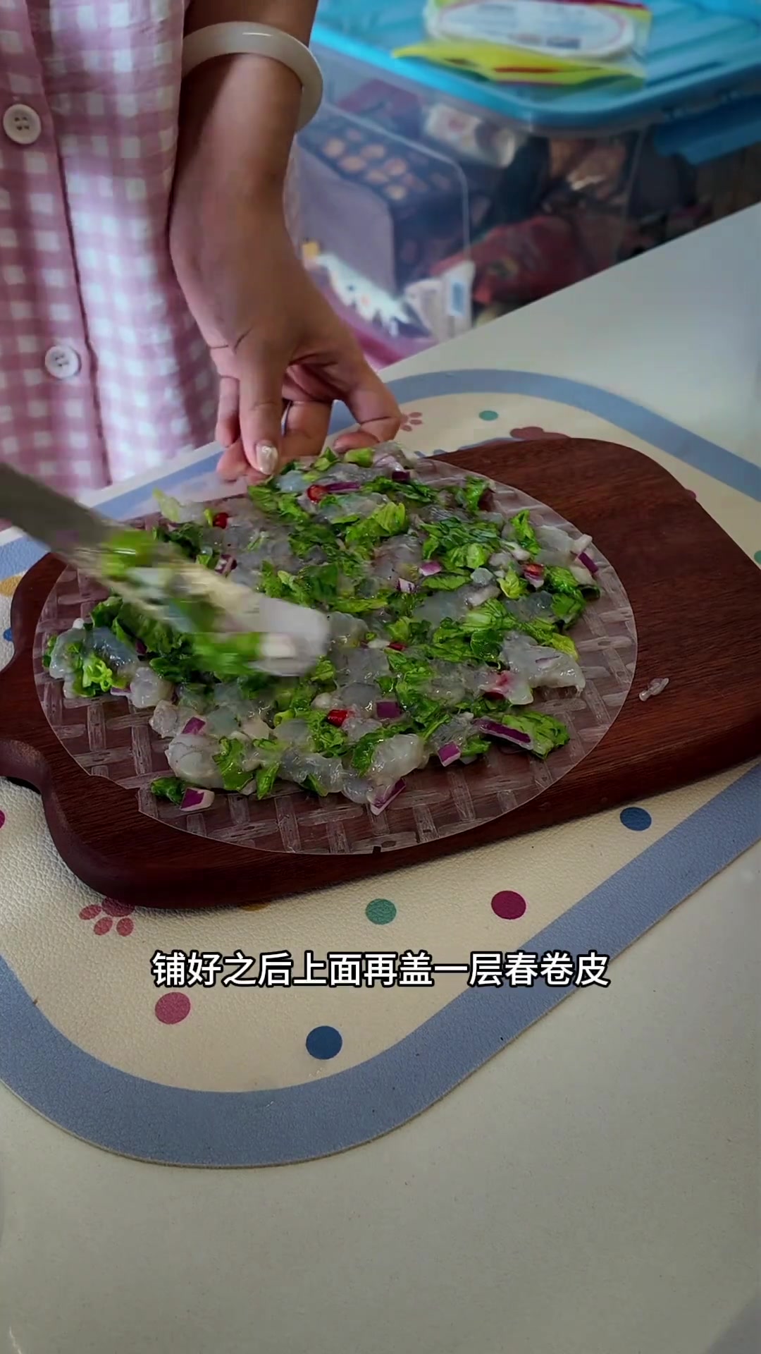 减脂期不知道吃什么就来学这个低卡版的泰式虾饼吧～