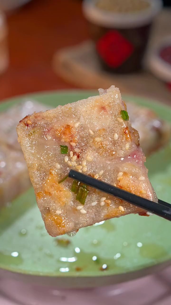 广东传统点心腊味芋头糕~家庭版详细做法来啦