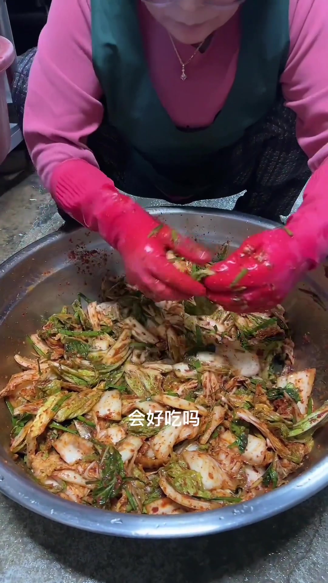 韩国大白菜人民币好几十块钱一颗,做辣白菜太可惜了
