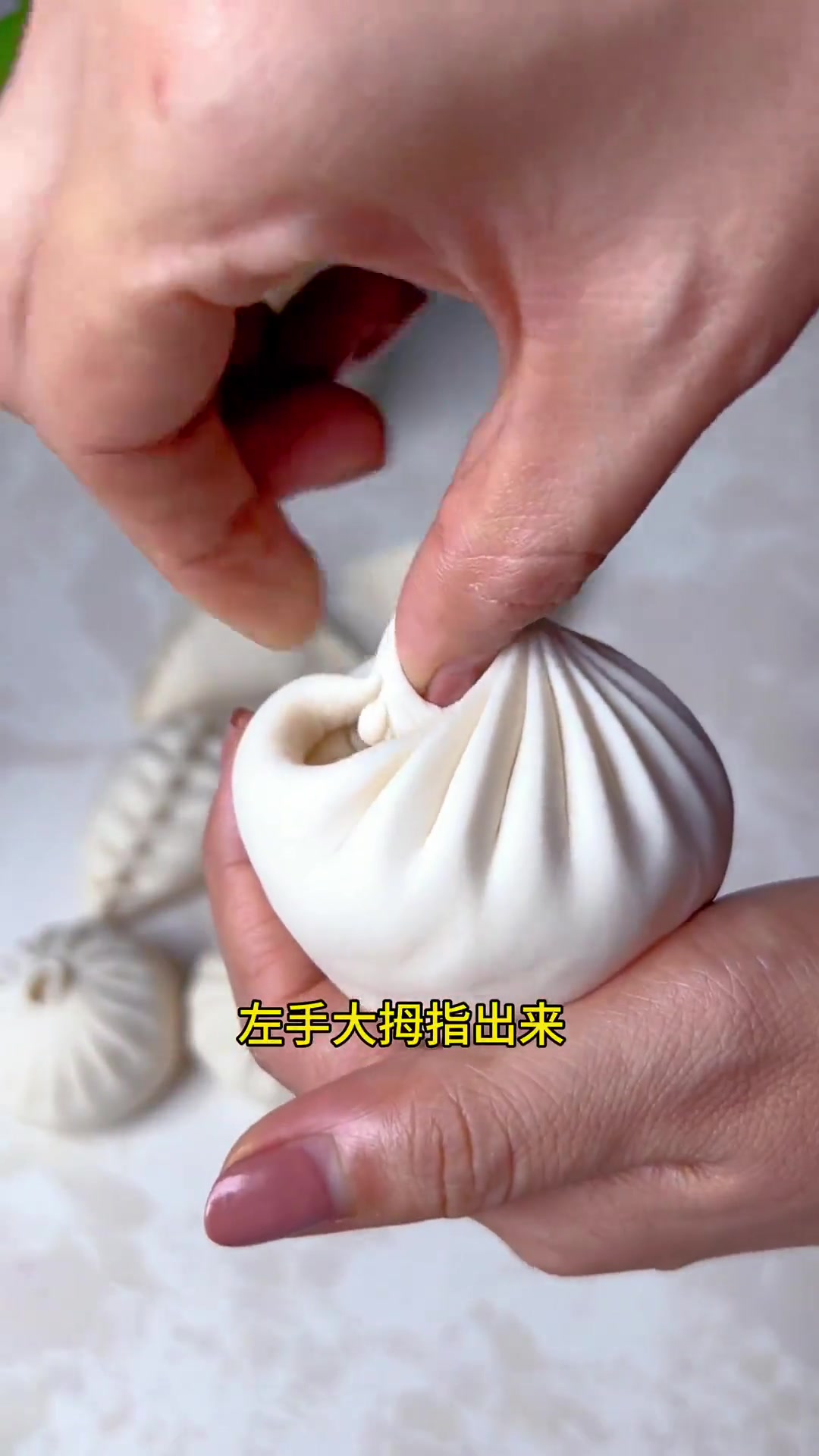 家人们,你吃过漂亮如画的安仔包吗?一起来看看安仔包的包子手法吧