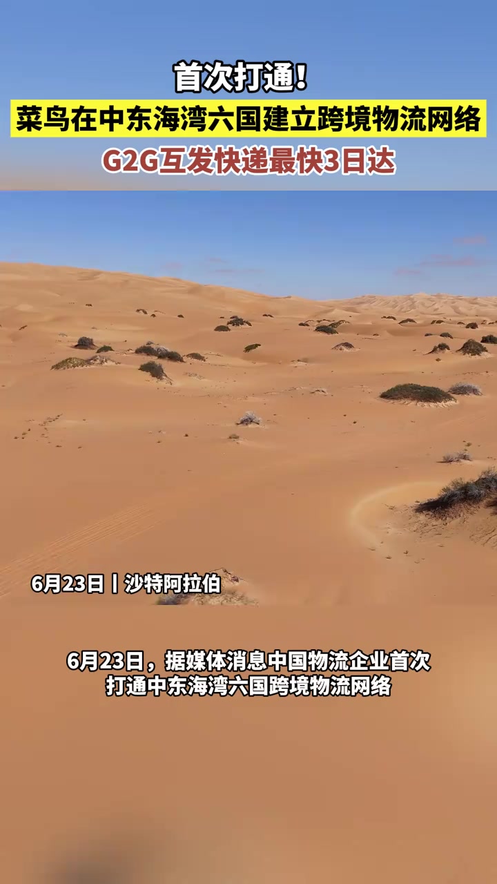 加入中东土豪圈！中国物流首次打通中东六国快递网络 菜鸟在阿联