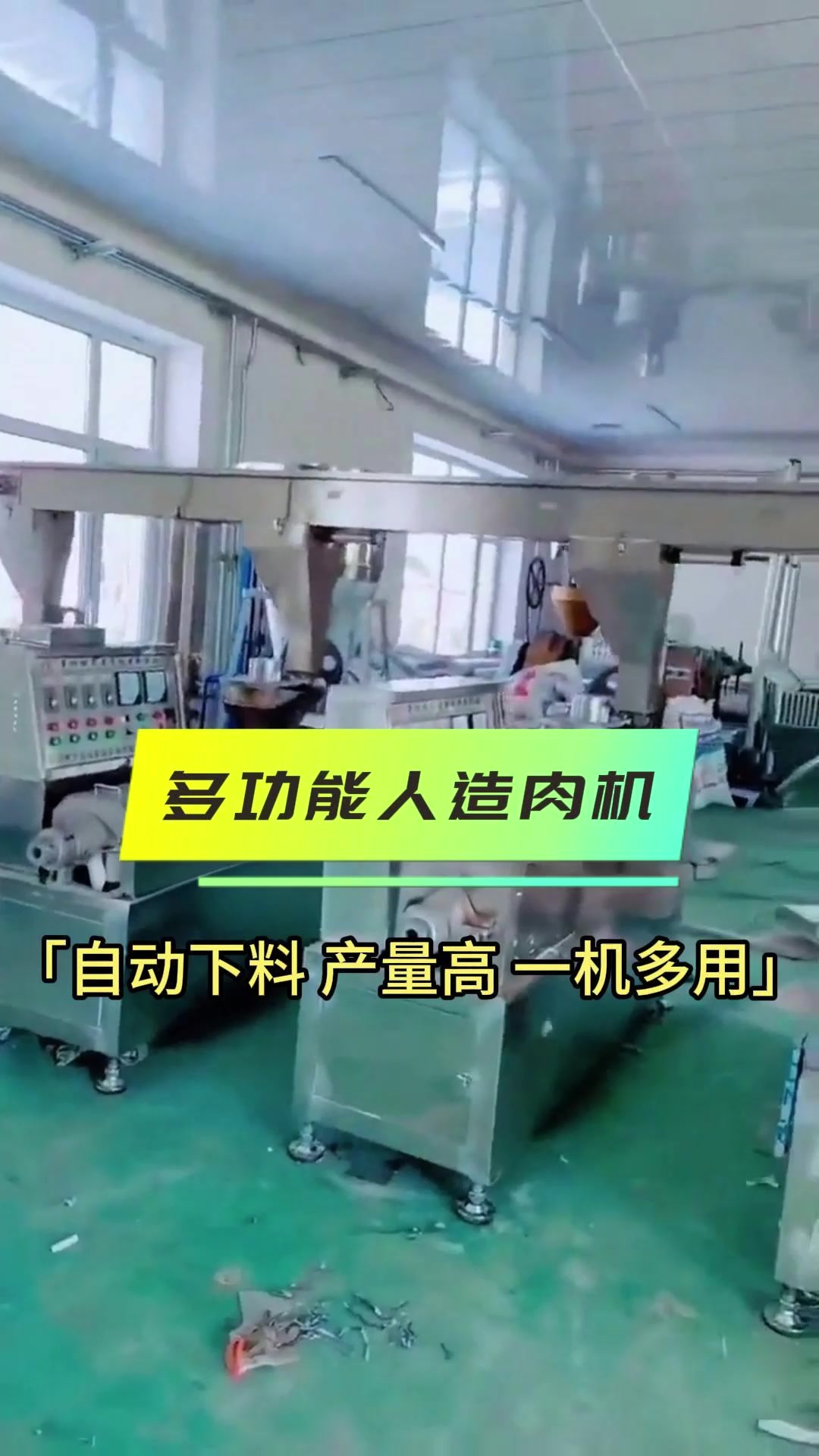 多功能人造肉机，自动下料产量高一机多用