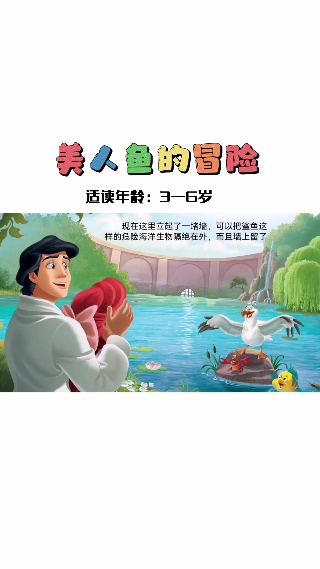 《小美人鱼》：艾瑞克带爱丽儿见朋友，发现海豚宝宝