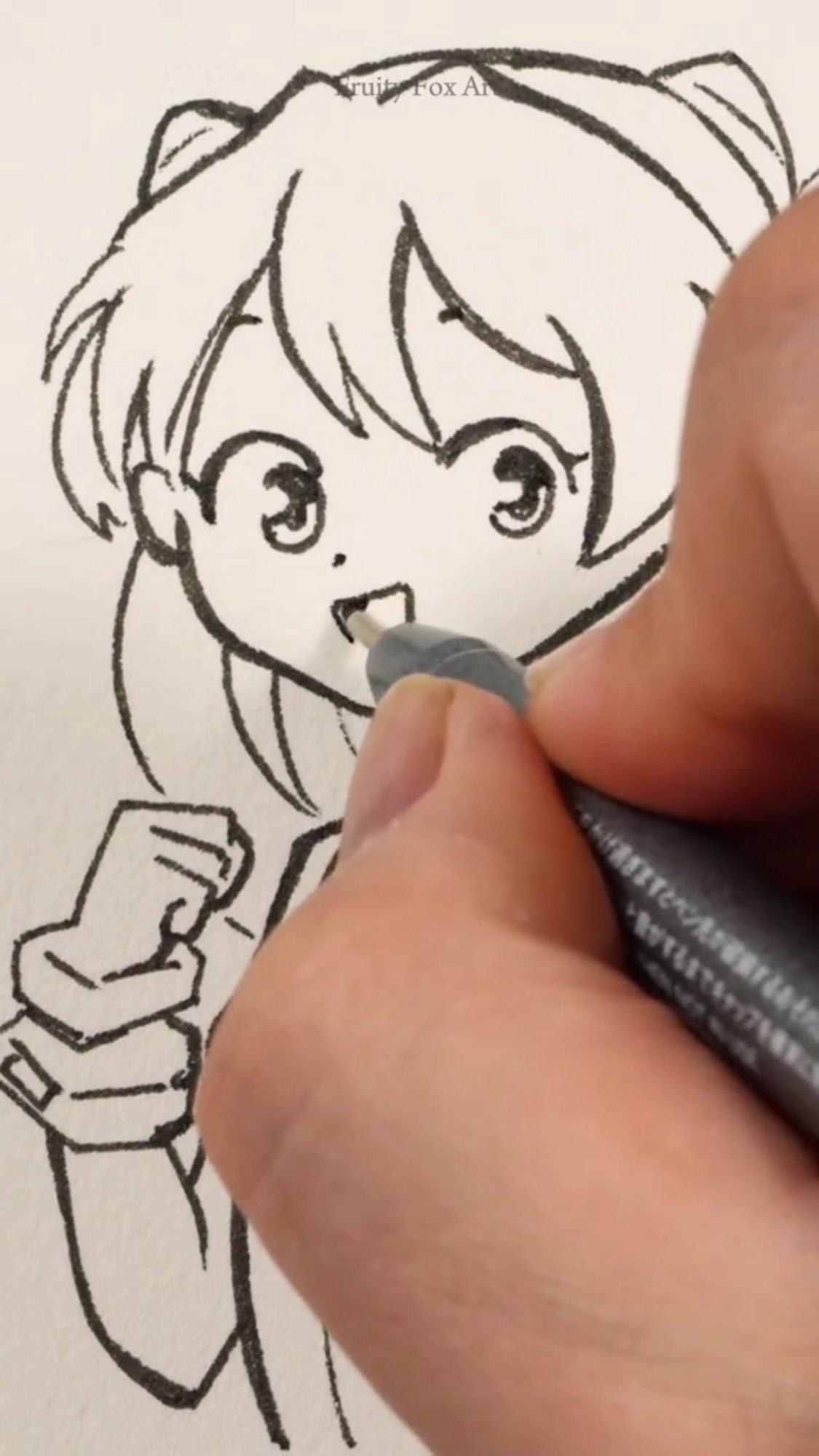 手绘动漫人物明日香
