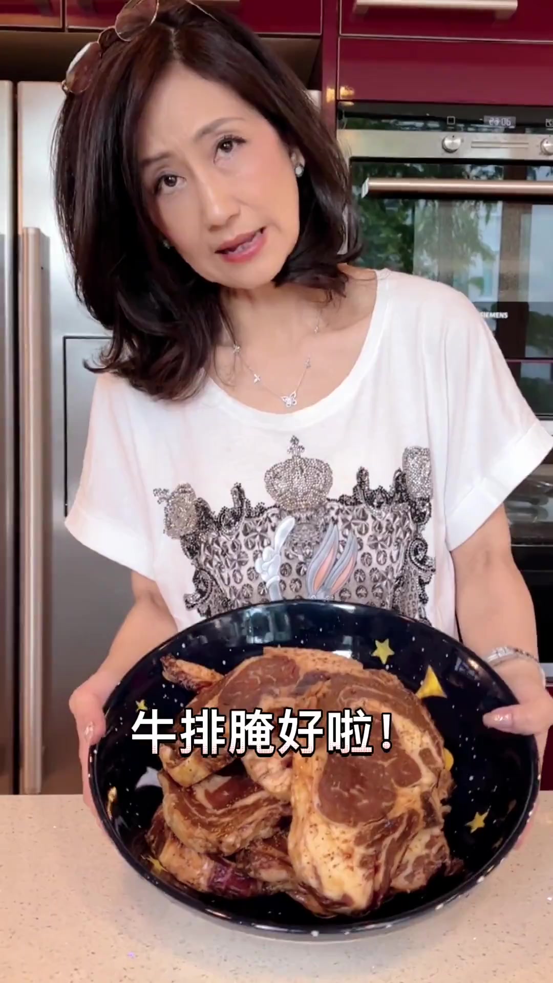 在家烤牛排做意面