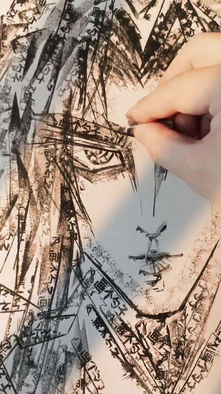 古风帅哥绘画作品展示，摸鱼创作过程分享