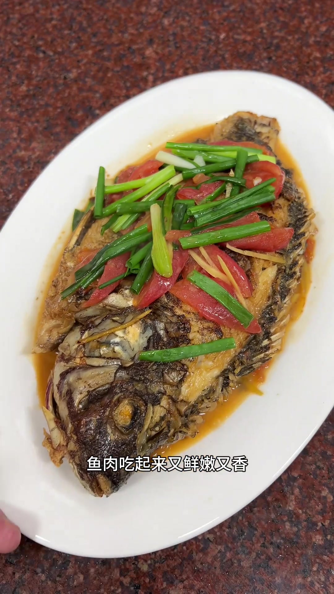 番茄焖非洲鲫鱼,潮汕美味家常菜,鱼肉又嫩又香
