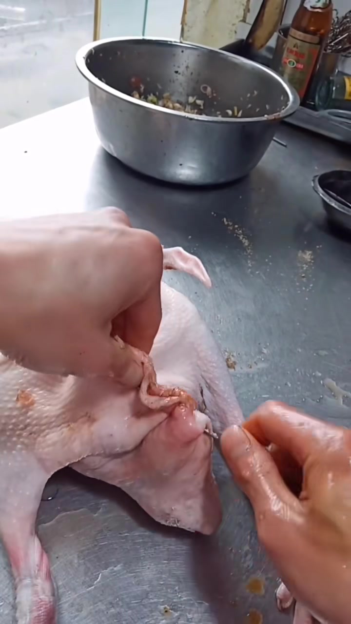 朋友们要的烧鹅全过程操作流程,与全套配方来了