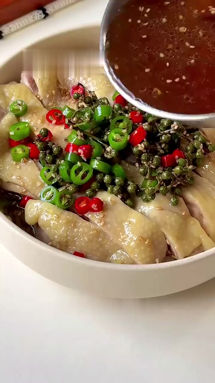 中式凉拌菜｜麻辣藤椒鸡椒香嫩滑巨好吃