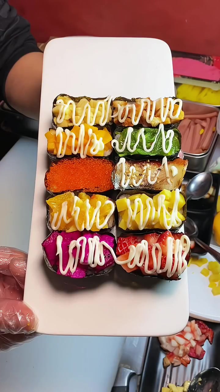 超火两元自选寿司教程食材丰富做法简单