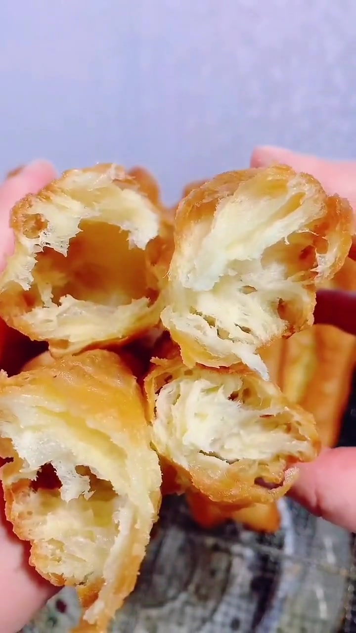 空心脆皮大油条！外酥里空，凉了也不硬！