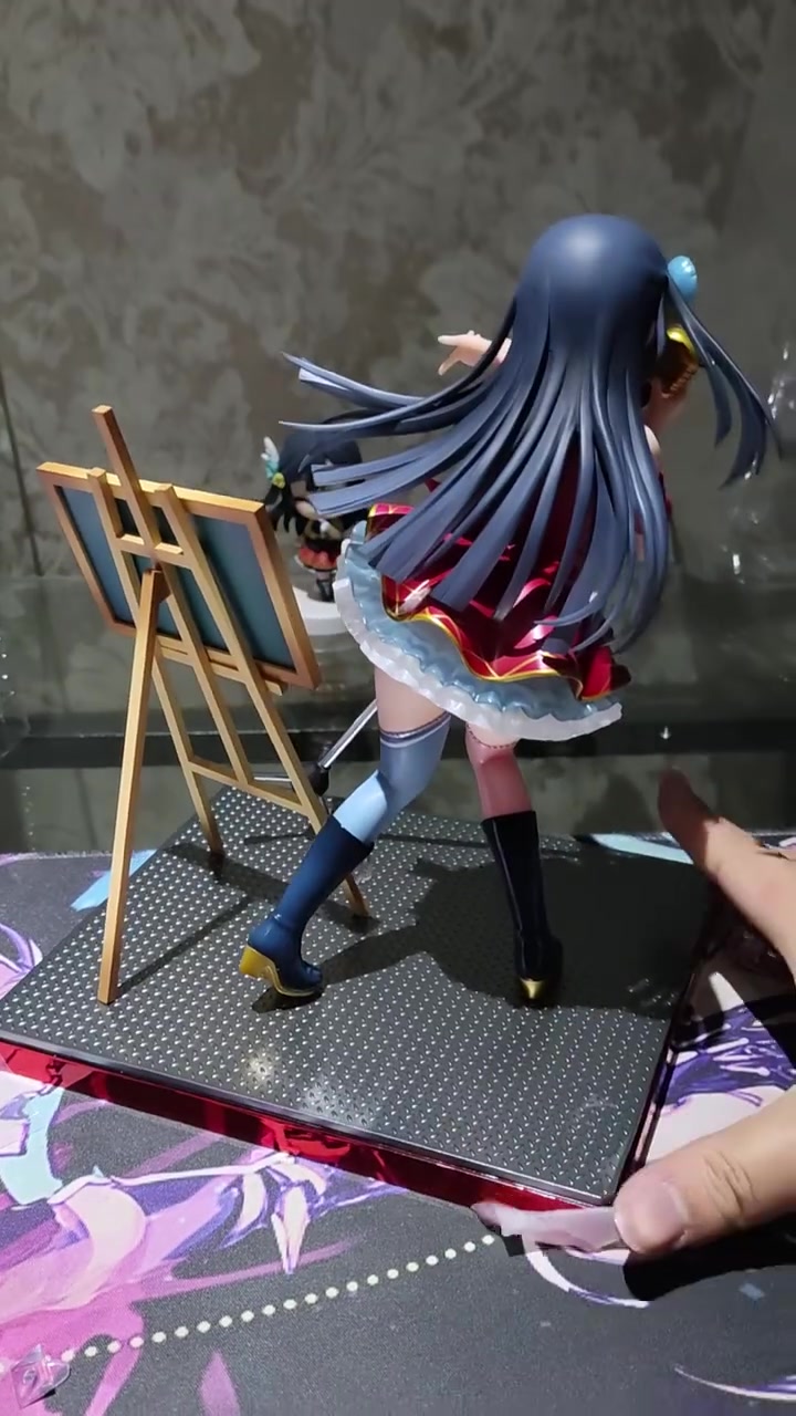 「简单开箱」优木雪菜看板娘手办再版