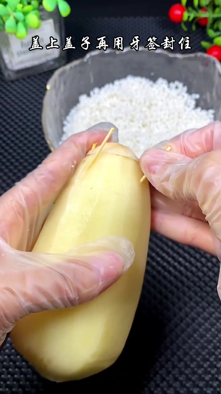 金鱼戏莲,糯米藕这个做法太好吃了,夏日甜品