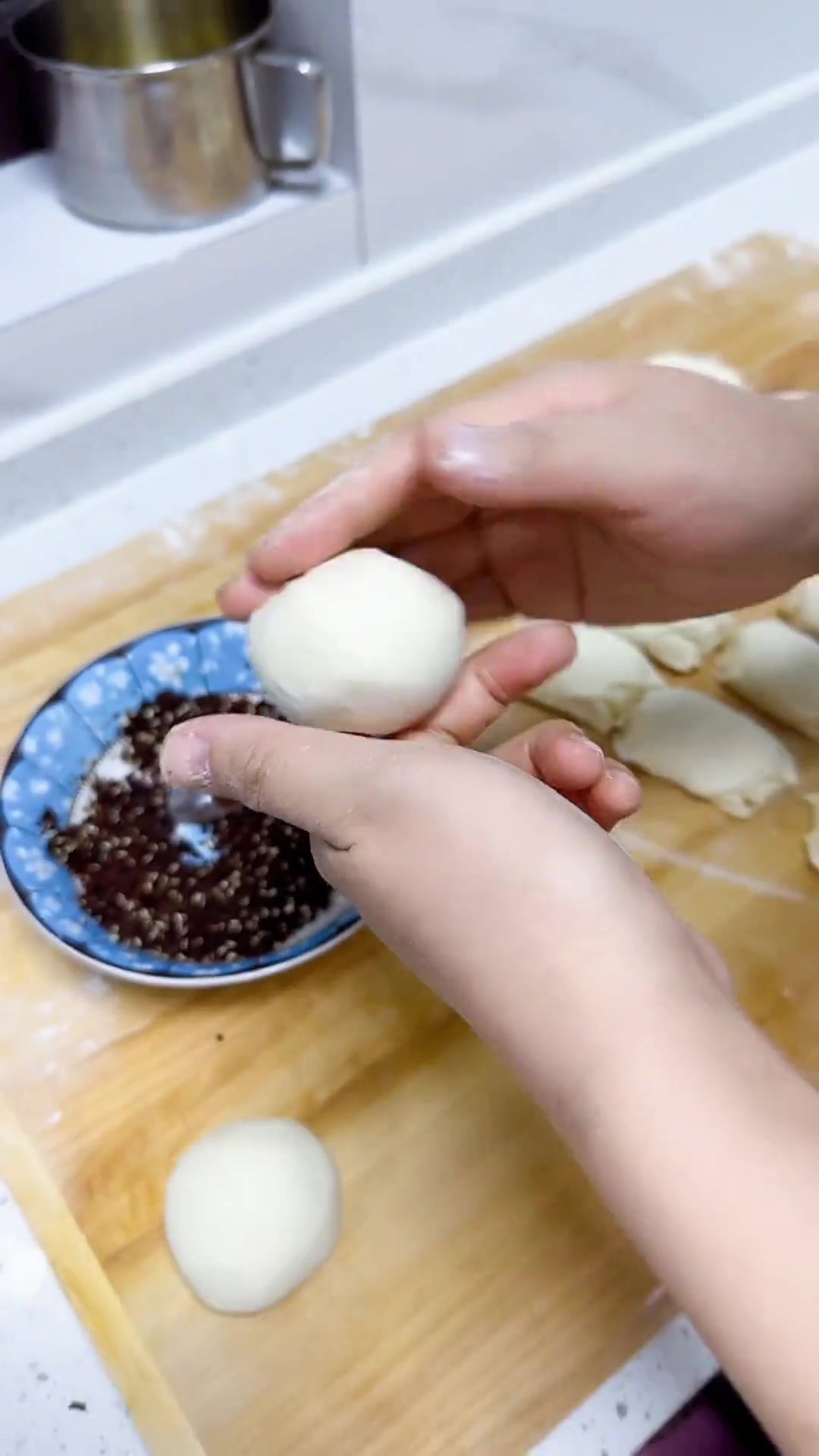 超好吃发面红糖烧饼教程,外酥里软配方