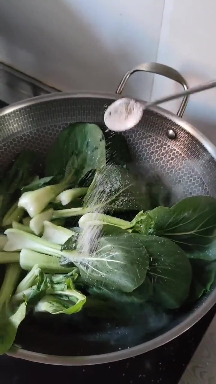 超营养香菇虾仁扒油菜做法