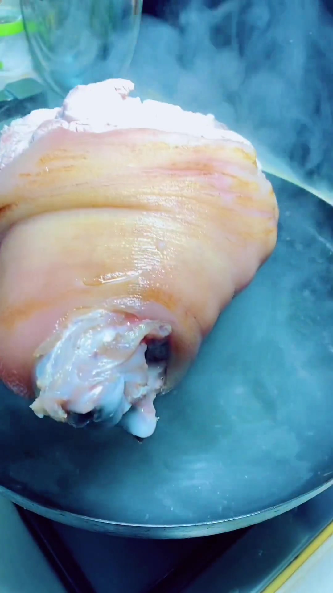 原始吃法蒜泥肘子教程肉香四溢超好吃