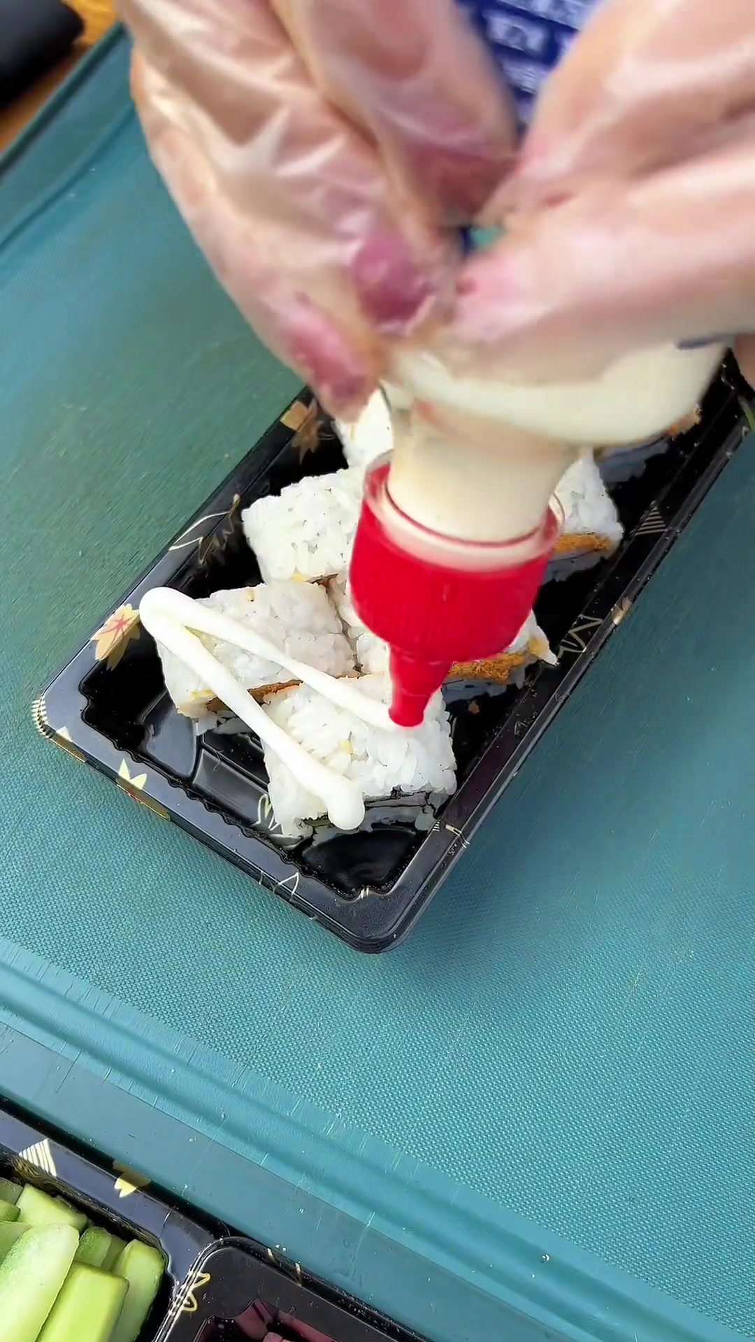 公主卷寿司教程来啦,简单好做又高级的款式,放炸虾也特别好吃哦
