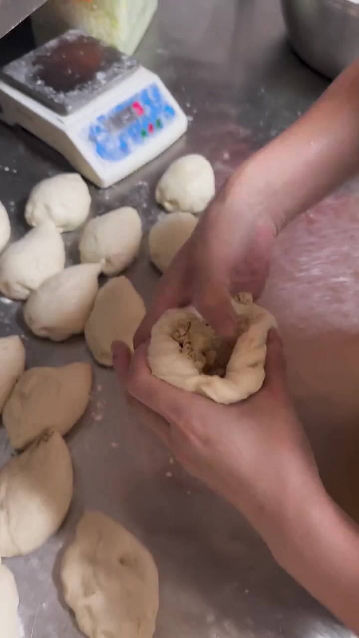 开峰烧饼包剂子手法