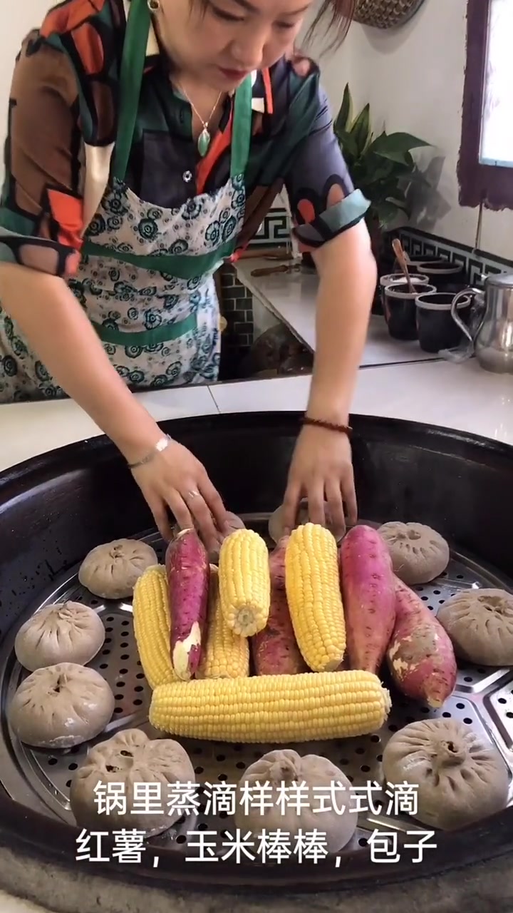 粗粮细作的荞面大包子,美