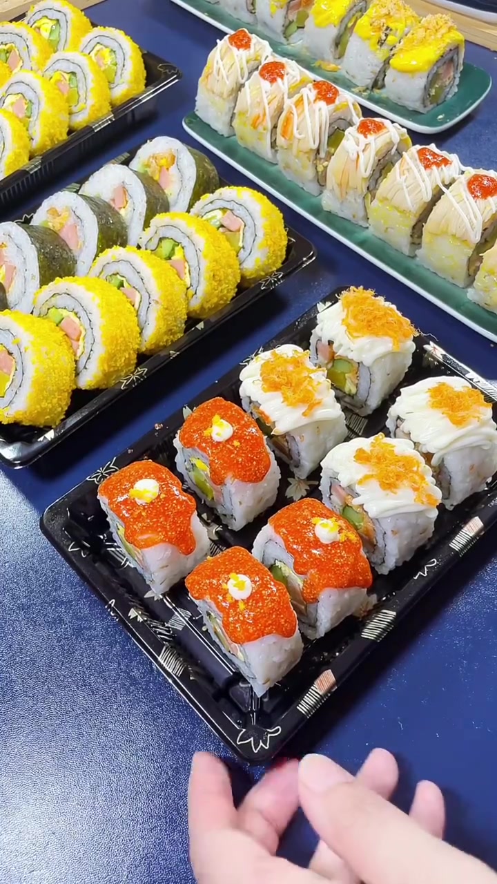 超详细家庭版寿司教程好吃好看赶紧学