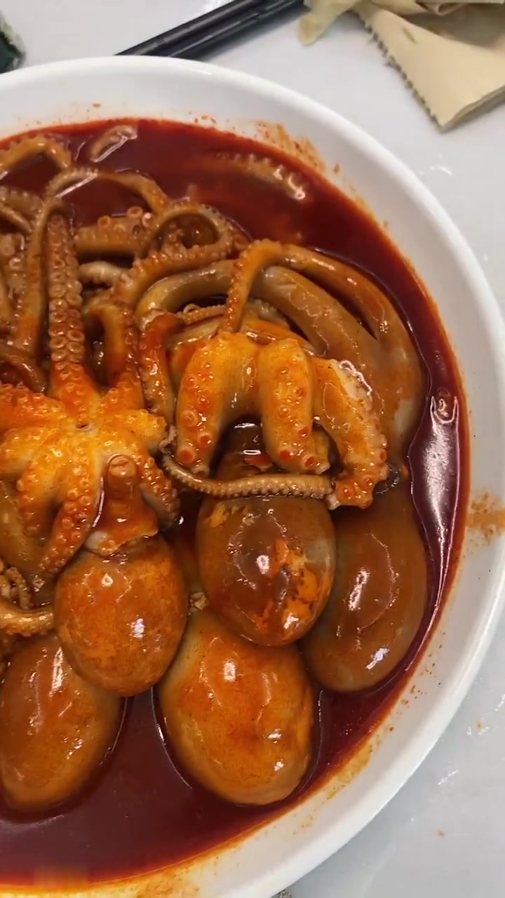 两斤装八爪鱼一斤四个头一盘的量快来瞧