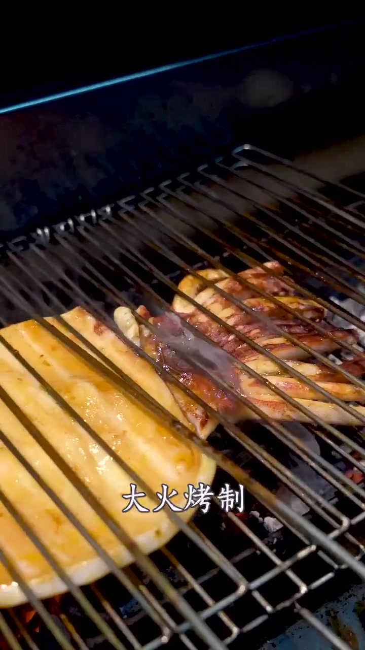 烤大鱿鱼教程口感脆嫩做法超简单