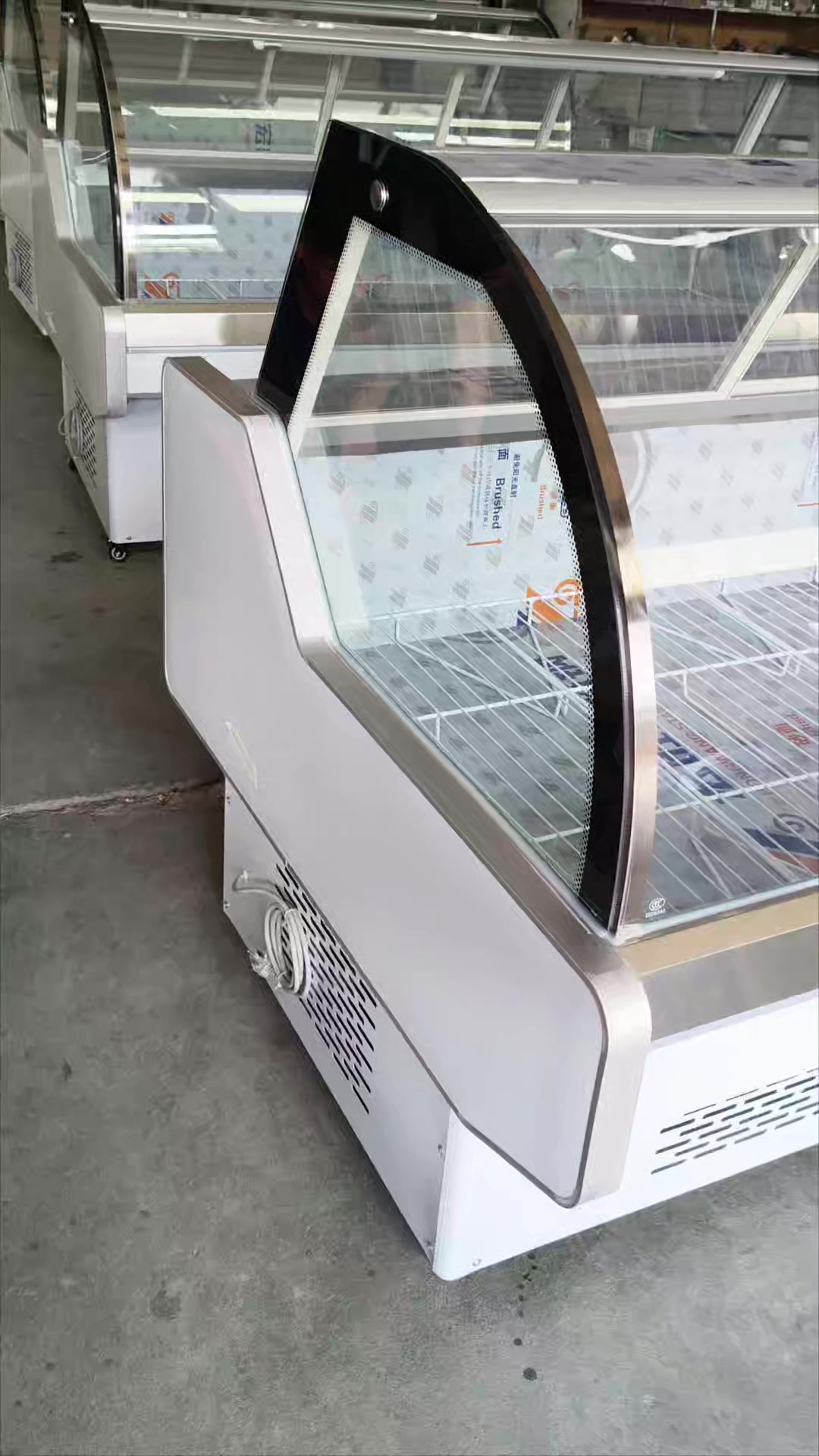 熟食卤味鸡爪冷藏展示柜卧式冰柜