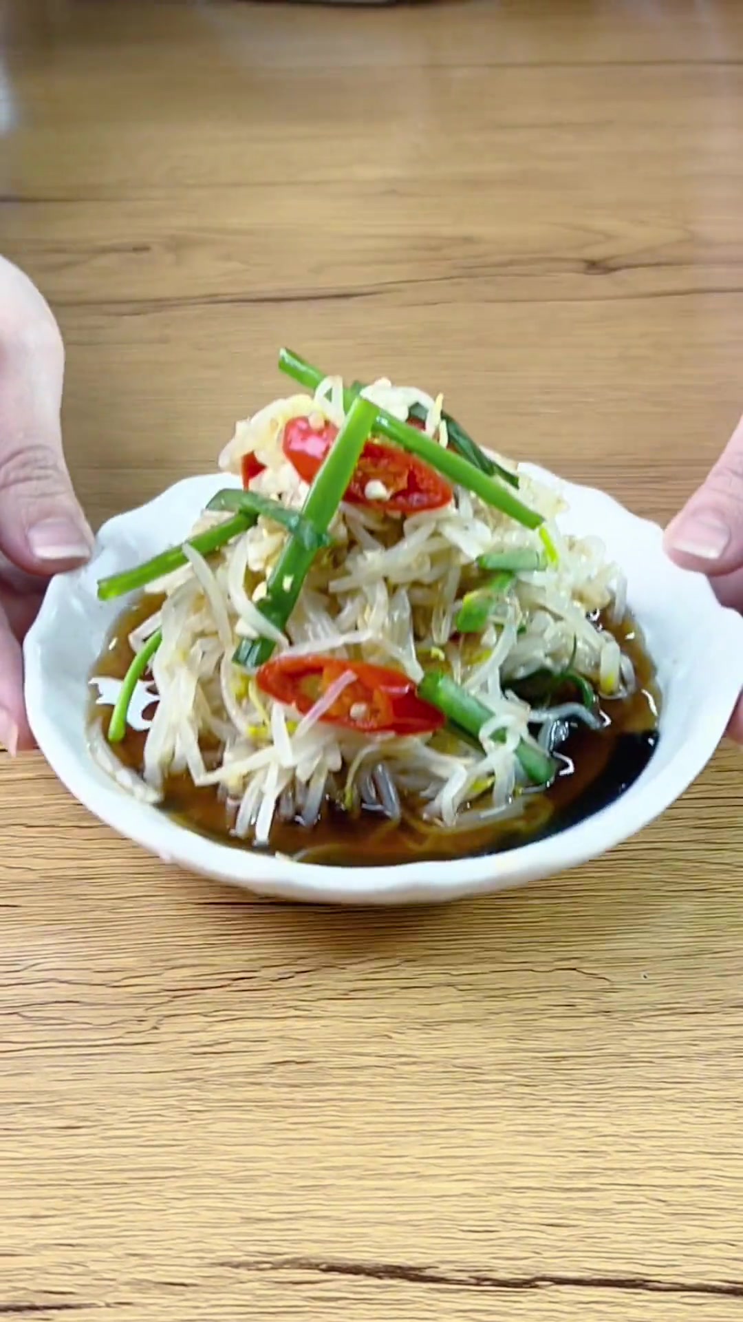 简单易做又低脂的凉拌豆芽,好吃!