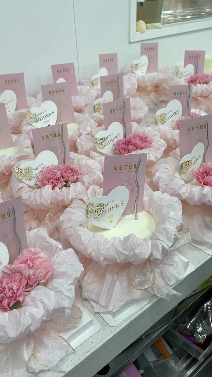 鲜花蛋糕,生日蛋糕