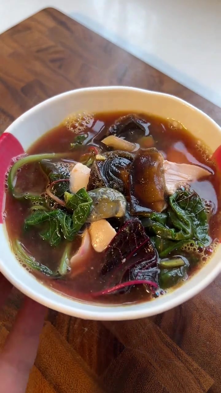 带你们看看和广东人学的上汤苋菜,有多鲜