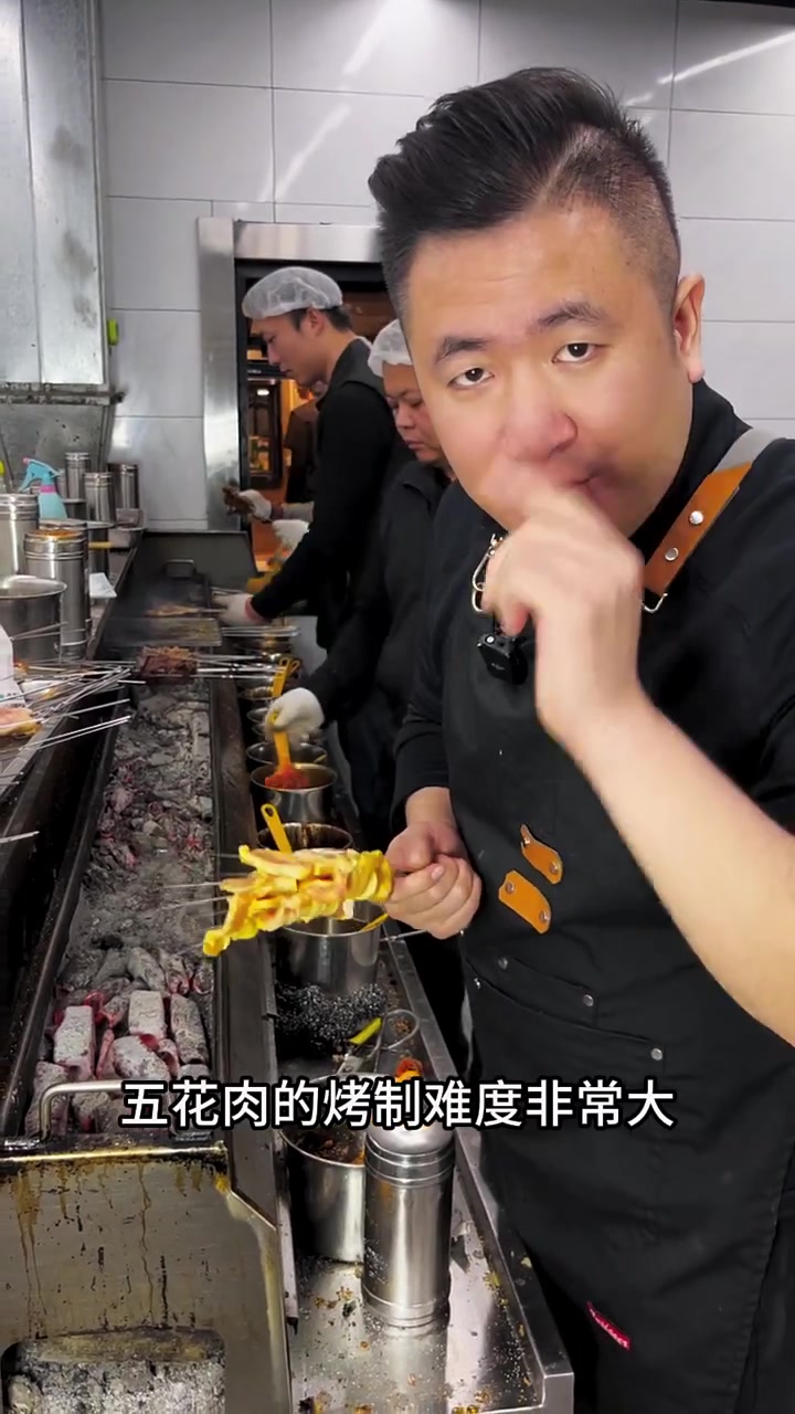 最适合做烤串的猪肉——脆皮五花肉串