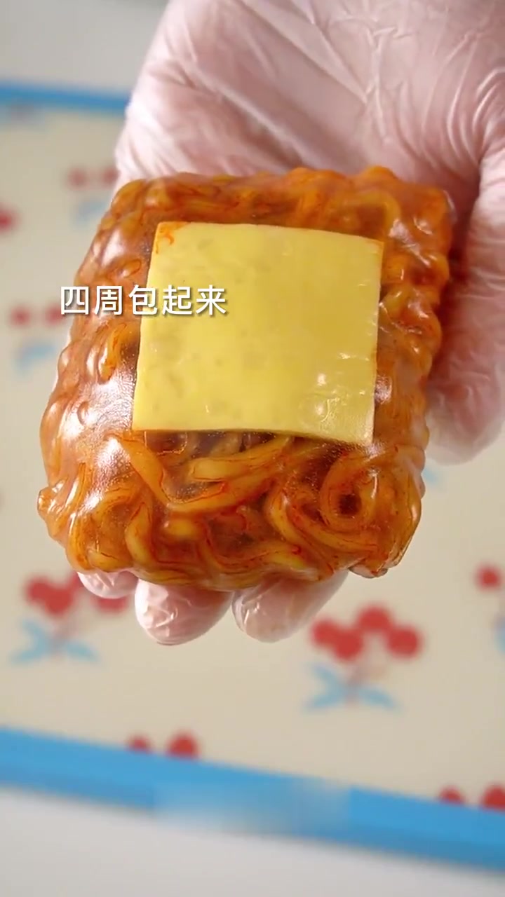 火鸡面的第N种神仙吃法!双重芝士火鸡面卷~