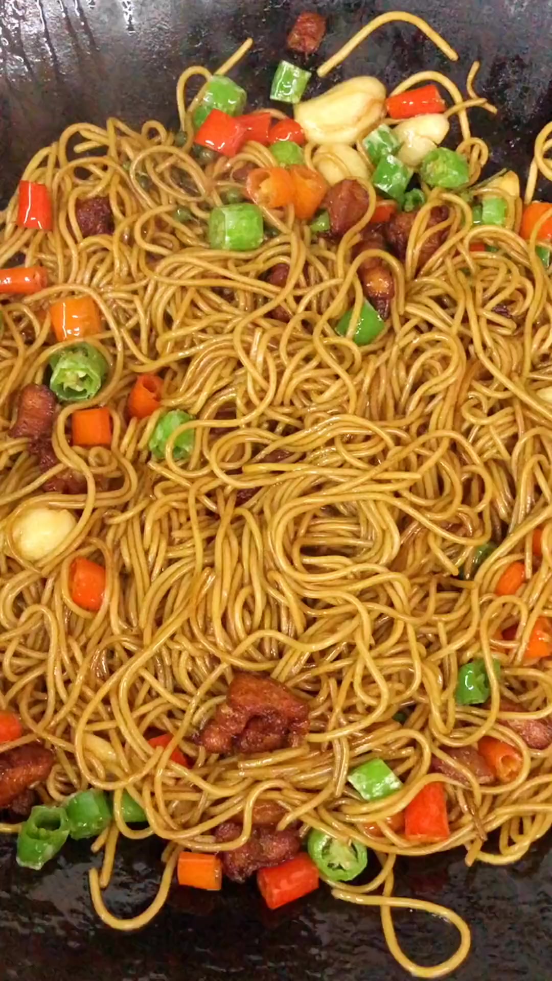 双椒鸡捞面,有喜欢的么