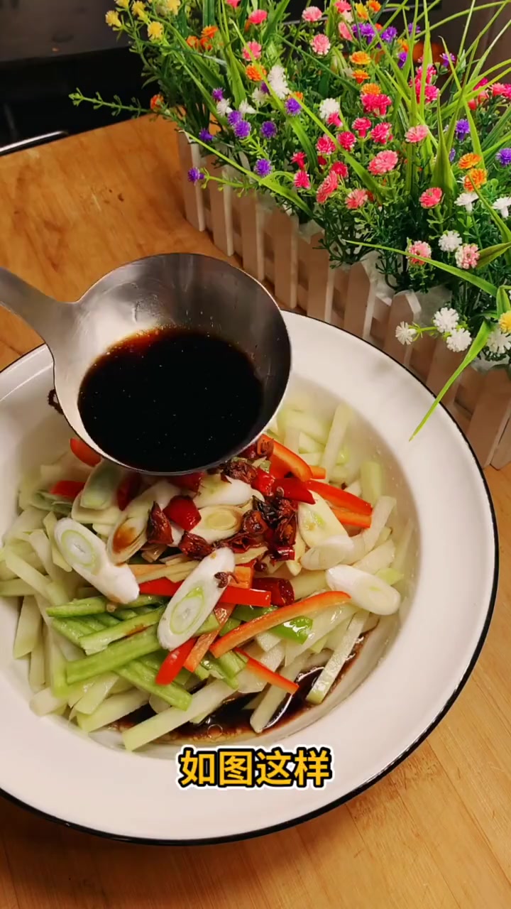 苤蓝小咸菜这样做超级下饭