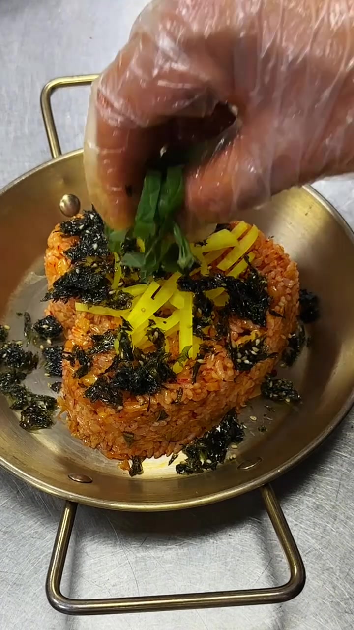 辣白菜炒饭,朝鲜族特色美食