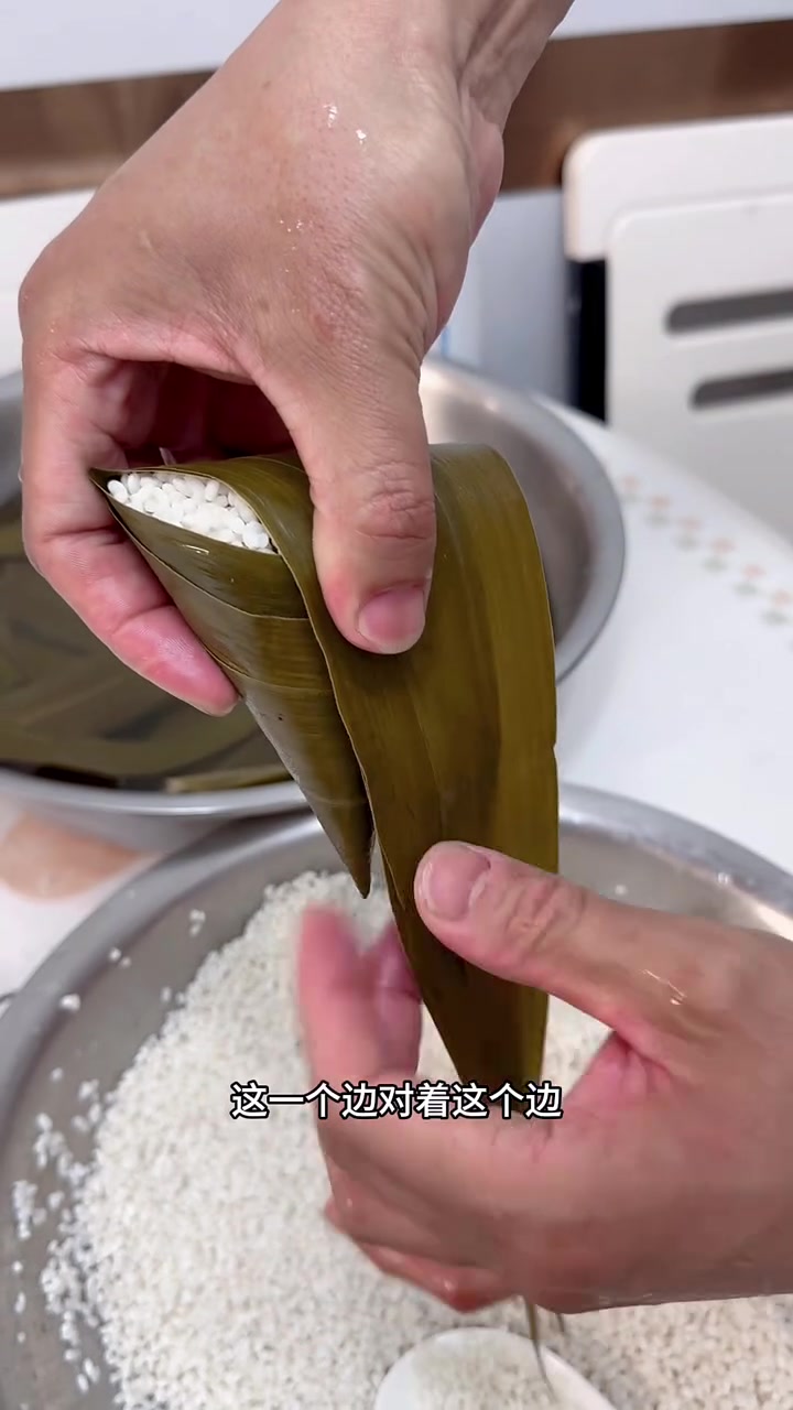 这样包出的粽子怎么煮都不散,还紧实