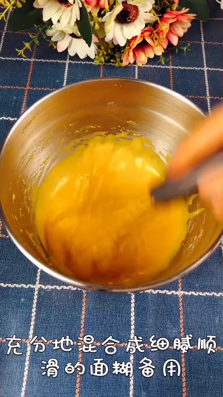 南瓜酸奶戚风蛋糕食材用量及烤制参考