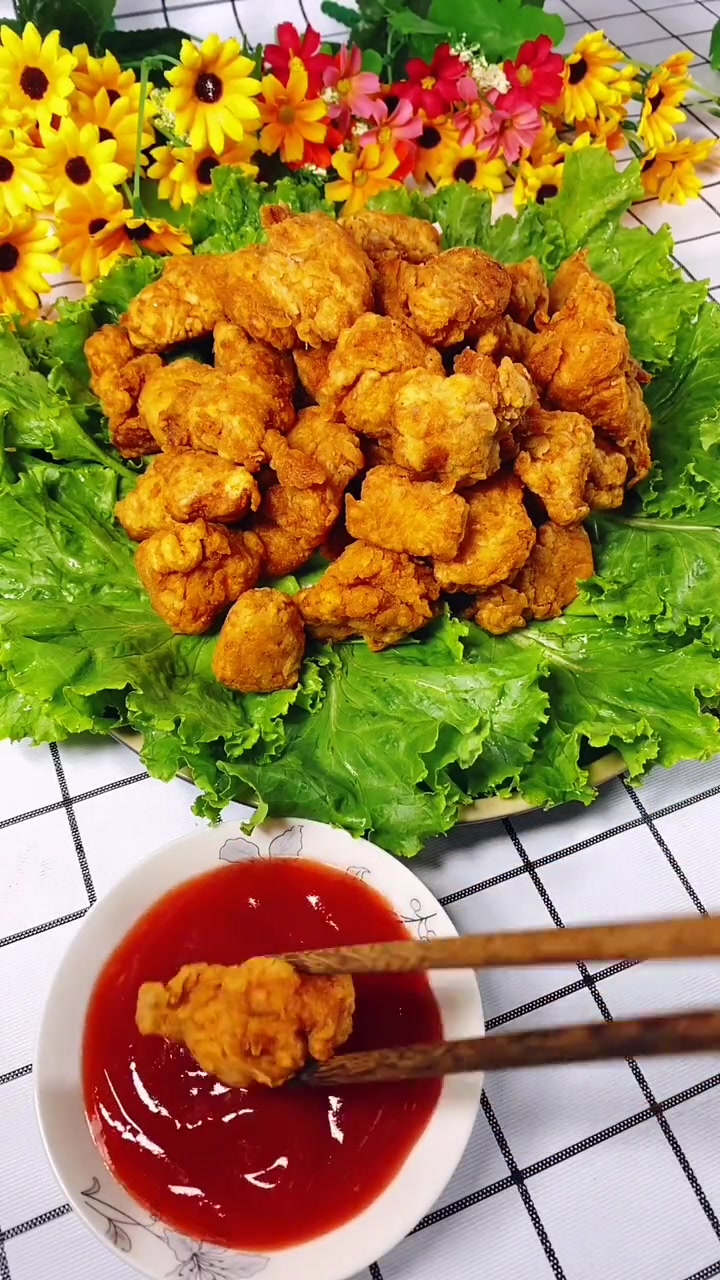肯德麦香辣鸡米花教程!外酥里嫩超简单!