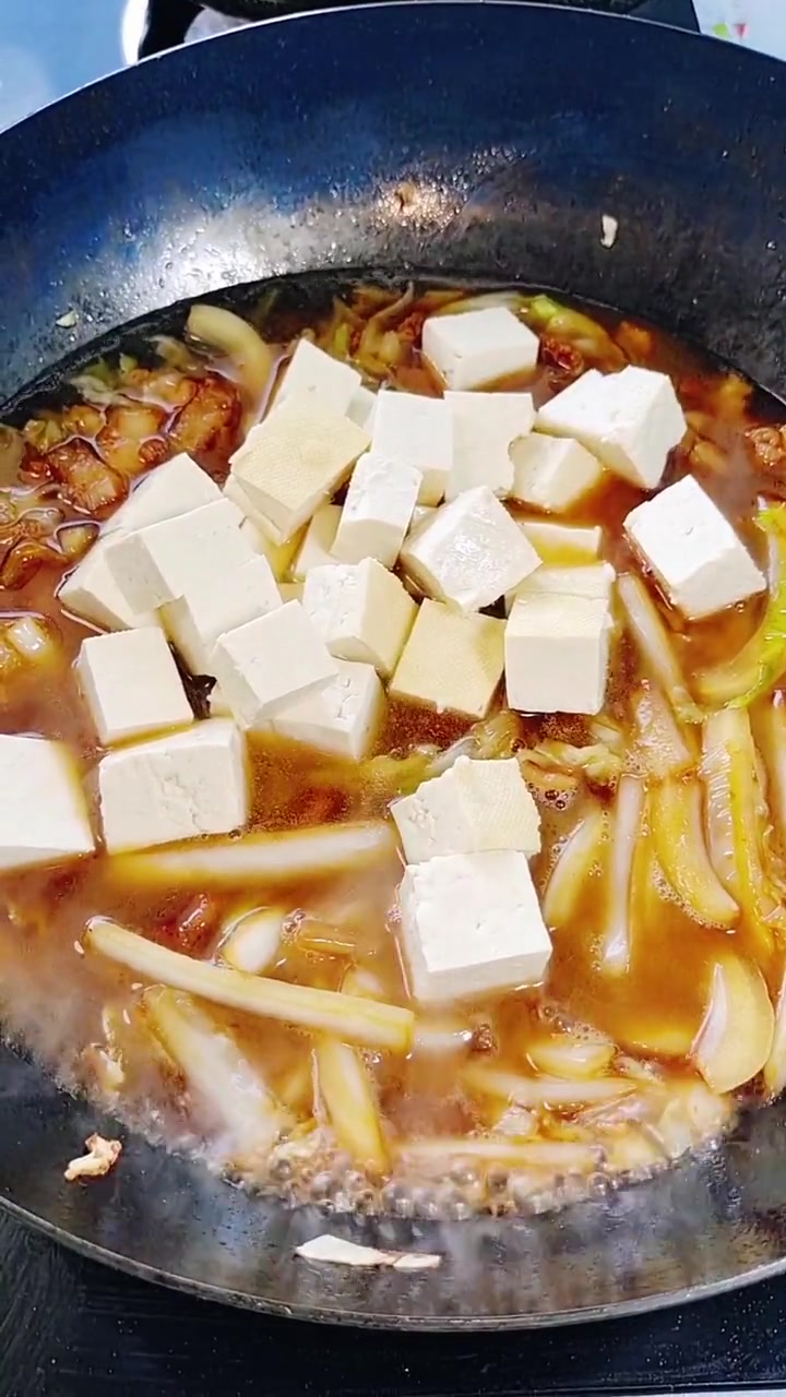 好吃到哭的大白菜炖豆腐家常做法来啦